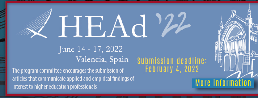 8th International Conference on Higher Education Advances (HEAd’22) -Más información-